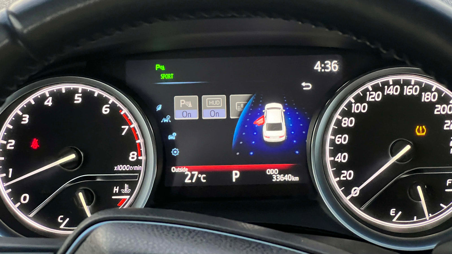 2019 TOYOTA CAMRY 2.5 V AUTOMATIC TRANSMISSION Gold Aces Car Display Center