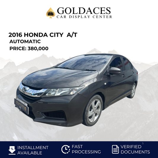 2016 HONDA CITY 1.5L E AUTOMATIC TRANSMISSION Gold Aces Car Display Center