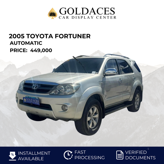 2005 TOYOTA FORTUNER 2.7L GAS 4X2 AUTOMATIC TRANSMISSION TOYOTA