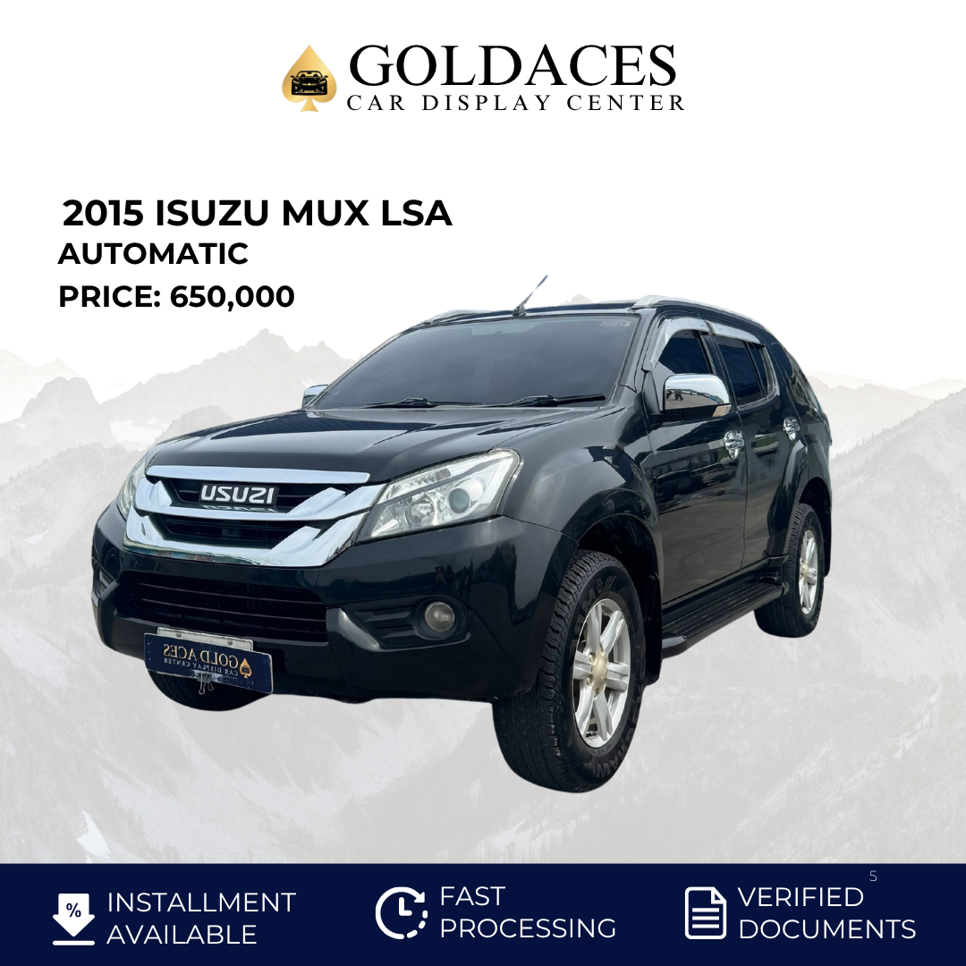 2015 ISUZU MUX LSA 2.4L AUTOMATIC TRANSMISSION Gold Aces Car Display Center