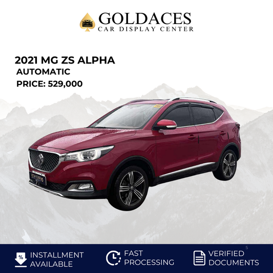 2021 MG ZS ALPHA 1.5L AUTOMATIC TRANSMISSION (39T KMS ONLY!) Gold Aces Car Display Center