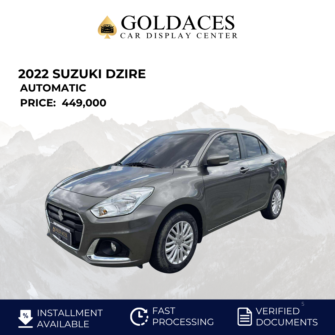 2022 SUZUKI DZIRE 1.2 GL AUTOMATIC TRANSMISSION (22T KMS ONLY!) Gold Aces Car Display Center