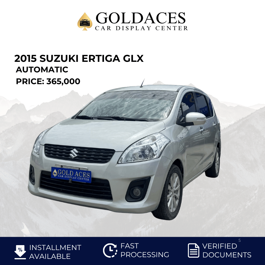 2015 SUZUKI ERTIGA GLX 1.5L AUTOMATIC TRANSMISSION Gold Aces Car Display Center