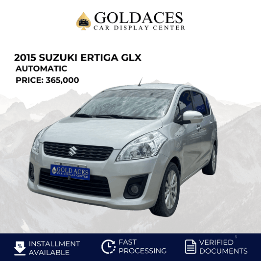 2015 SUZUKI ERTIGA GLX 1.5L AUTOMATIC TRANSMISSION Gold Aces Car Display Center