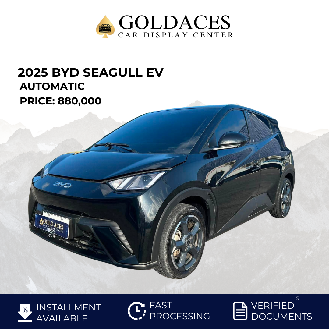 2025 BYD SEAGULL EV 8TKMS ONLY! Gold Aces Car Display Center