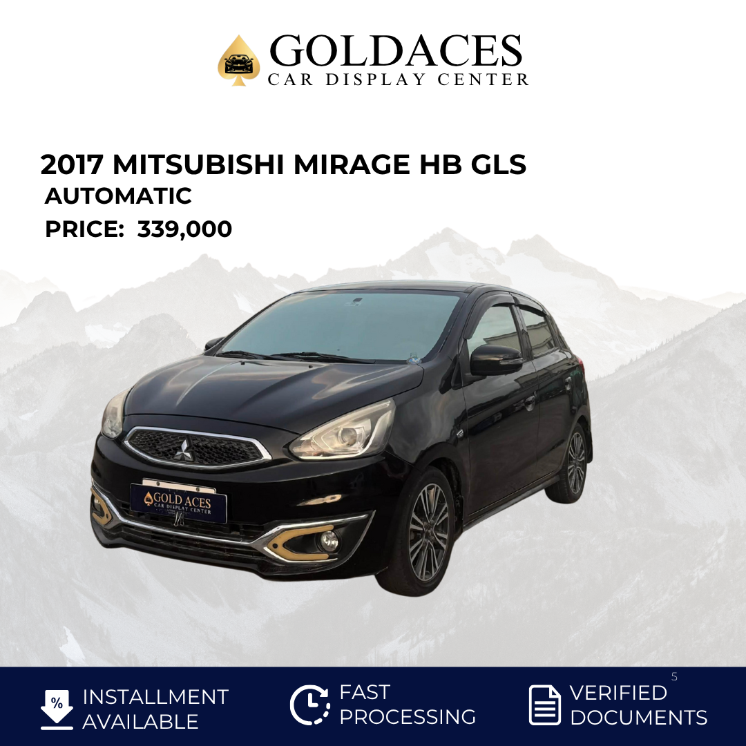 2017 MITSUBISHI MIRAGE HB GLS 1.2L AUTOMATIC TRANSMISSION Gold Aces Car Display Center