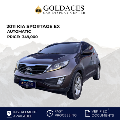 2011 KIA SPORTAGE EX 2.0L EX GAS AUTOMATIC TRANSMISSION Gold Aces Car Display Center