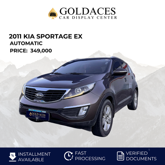 2011 KIA SPORTAGE EX 2.0L EX GAS AUTOMATIC TRANSMISSION Gold Aces Car Display Center
