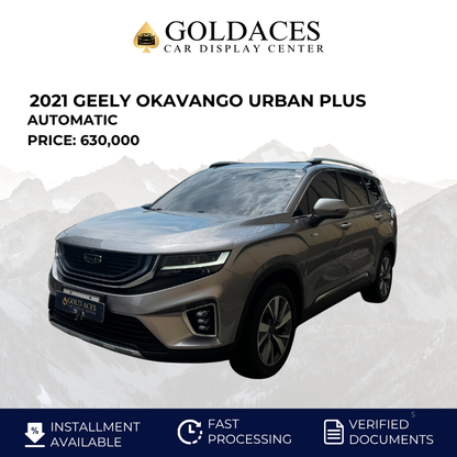 2021 GEELY OKAVANGO URBAN PLUS 1.5L AUTOMATIC TRANSMISSION Gold Aces Car Display Center