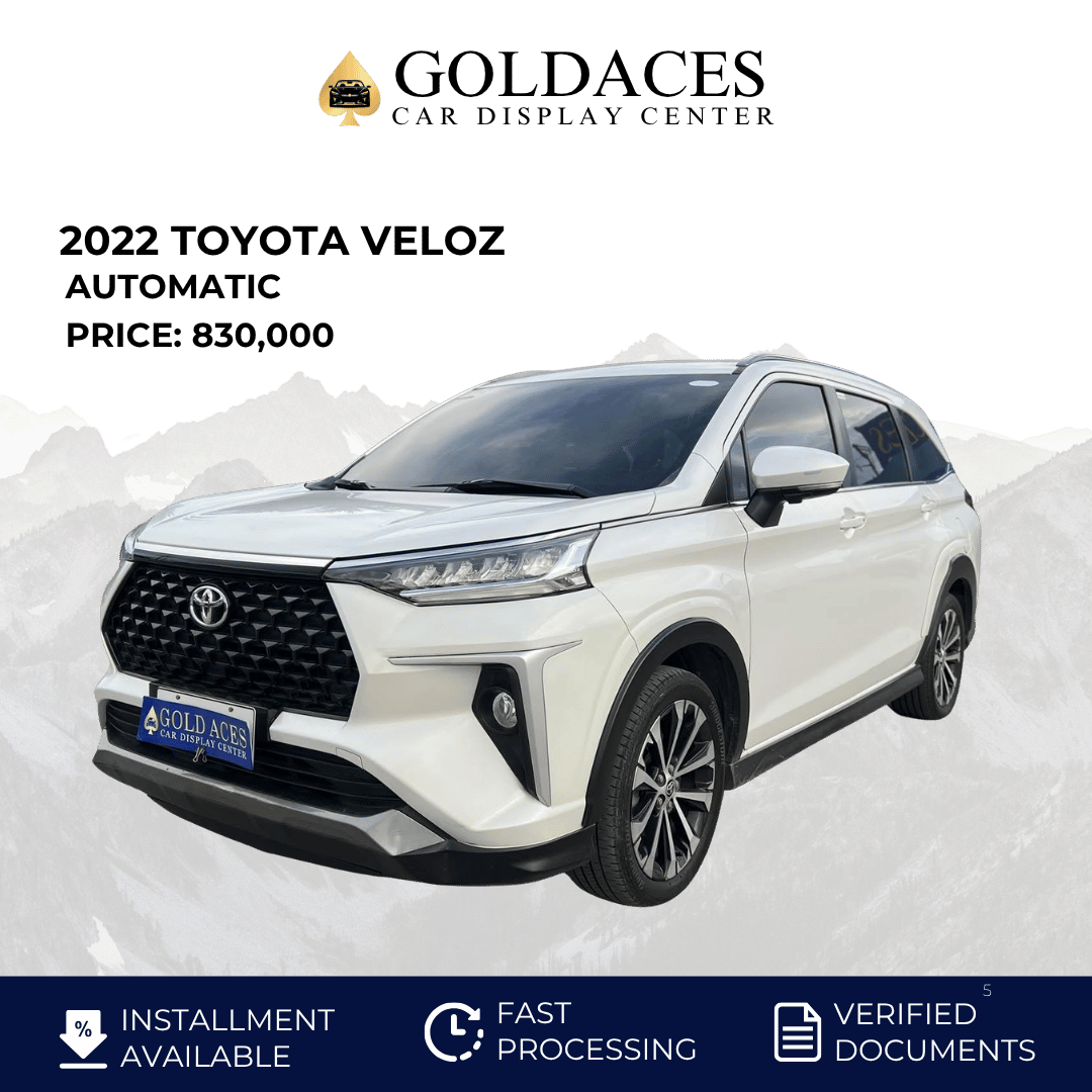 2022 TOYOTA VELOZ 1.5L G AUTOMATIC TRANSMISSION (24TKMS ONLY!) Gold Aces Car Display Center