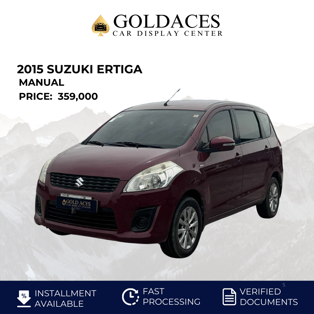 2015 SUZUKI ERTIGA 1.3L MANUAL TRANSMISSION Gold Aces Car Display Center