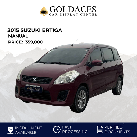 2015 SUZUKI ERTIGA 1.3L MANUAL TRANSMISSION Gold Aces Car Display Center
