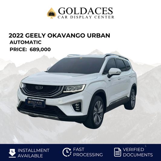 2022 GEELY OKAVANGO URBAN 1.5L AUTOMATIC TRANSMISSION (32T KMS ONLY!) Gold Aces Car Display Center