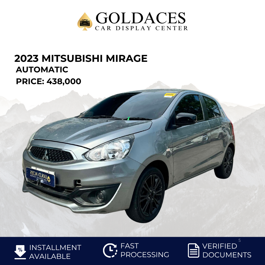 2023 MITSUBISHI MIRAGE HATCHBACK GLX 1.2L AUTOMATIC TRANSMISSION Gold Aces Car Display Center