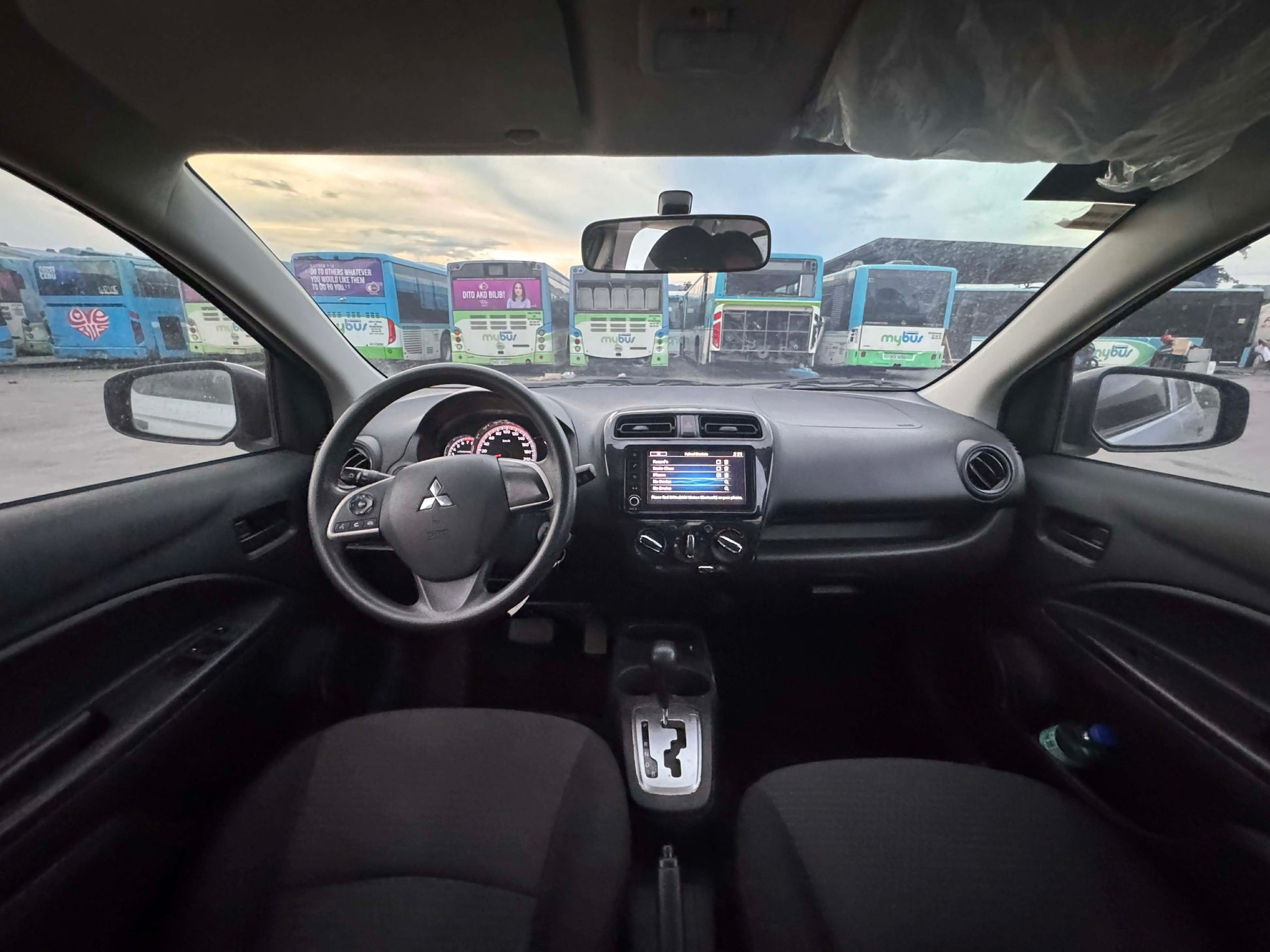 MITSUBISHI MIRAGE G4 GLX 1.2L AUTOMATIC TRANSMISSION Gold Aces Car Display Center