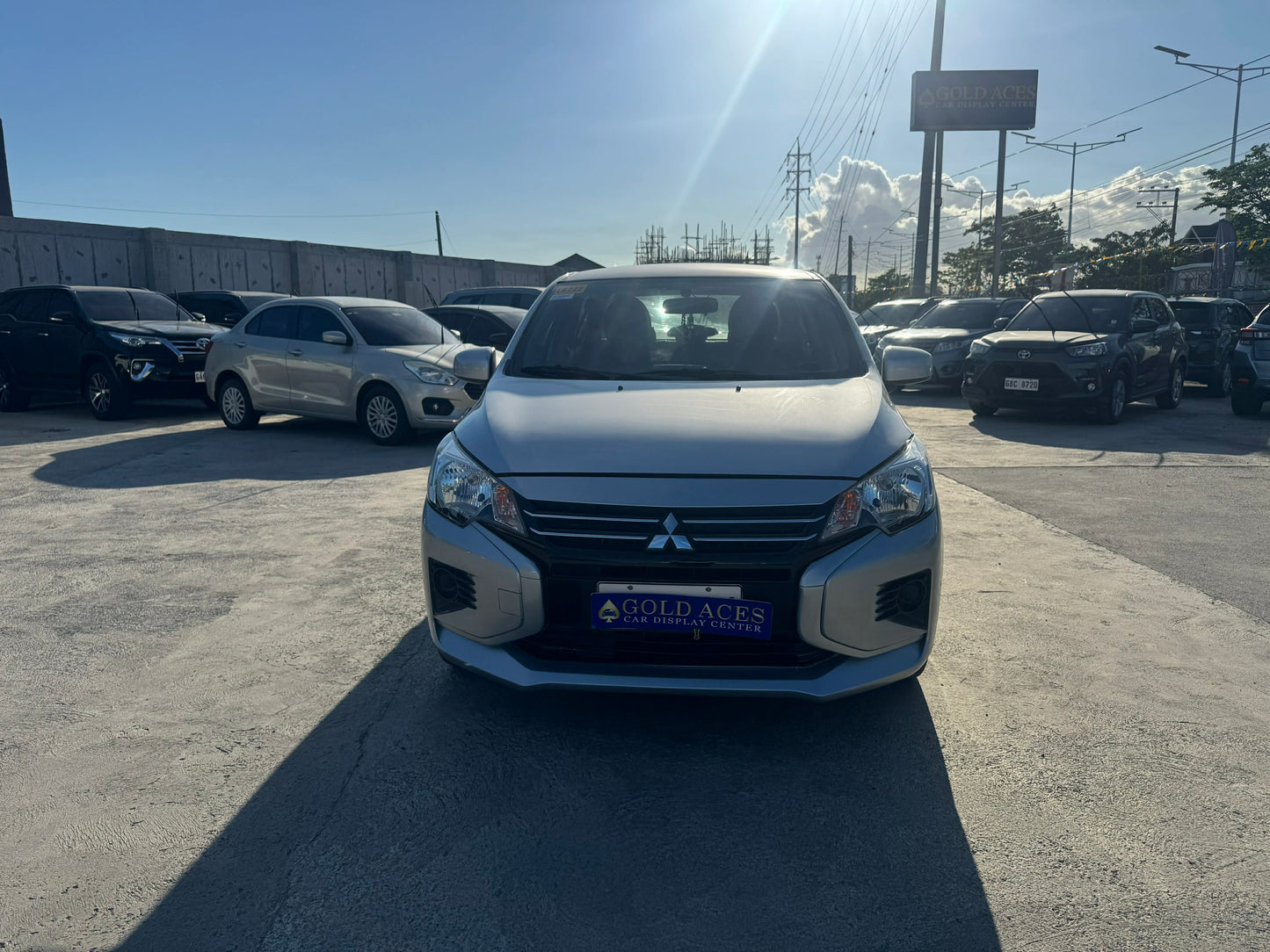 2024 MITSUBISHI MIRAGE G4 GLX 1.2L AUTOMATIC TRANSMISSION Gold Aces Car Display Center