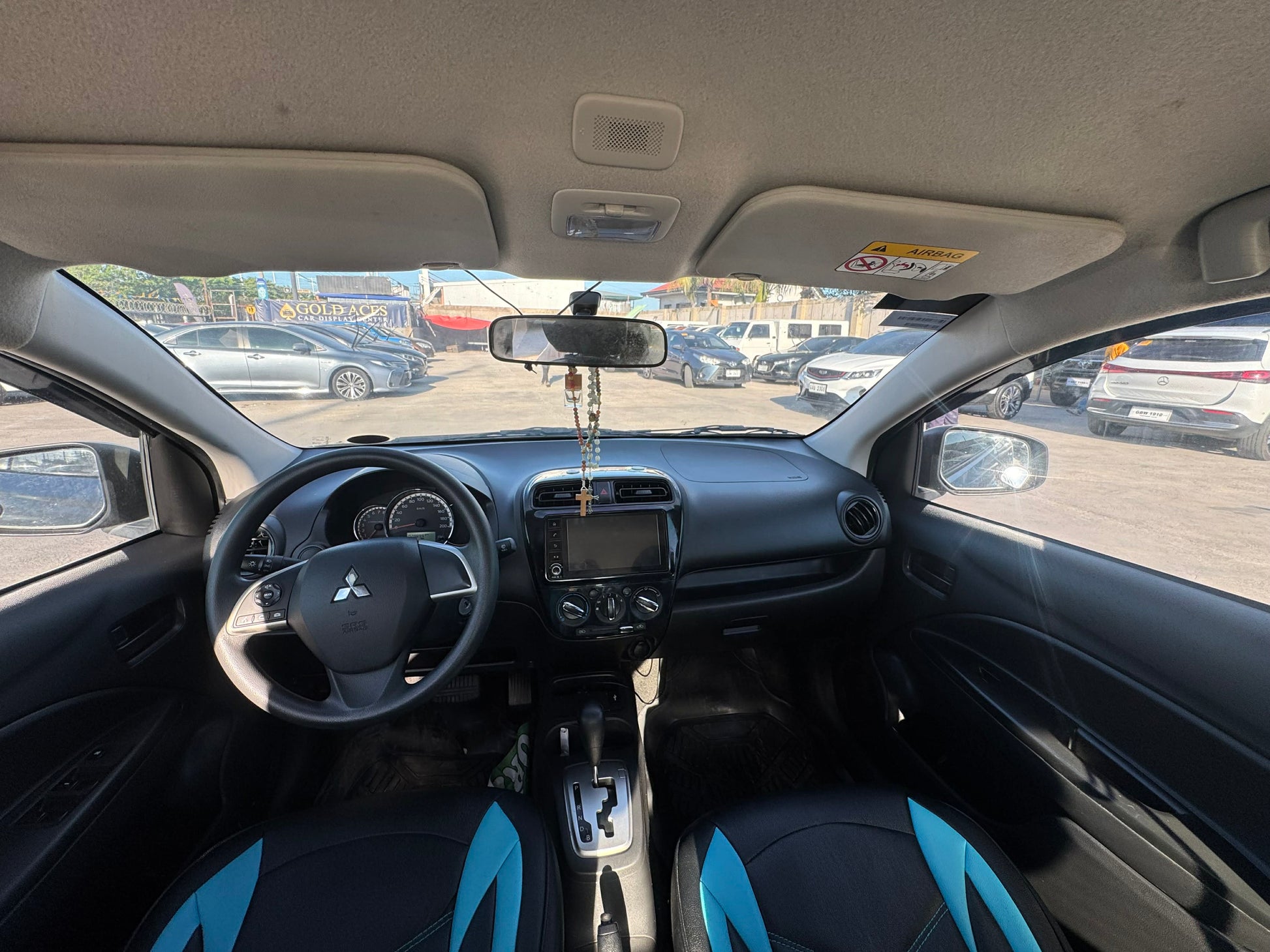 2024 MITSUBISHI MIRAGE G4 GLX 1.2L AUTOMATIC TRANSMISSION Gold Aces Car Display Center