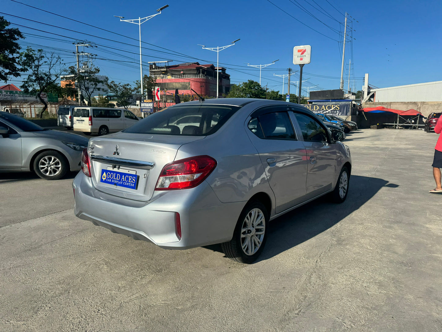 2024 MITSUBISHI MIRAGE G4 GLX 1.2L AUTOMATIC TRANSMISSION Gold Aces Car Display Center