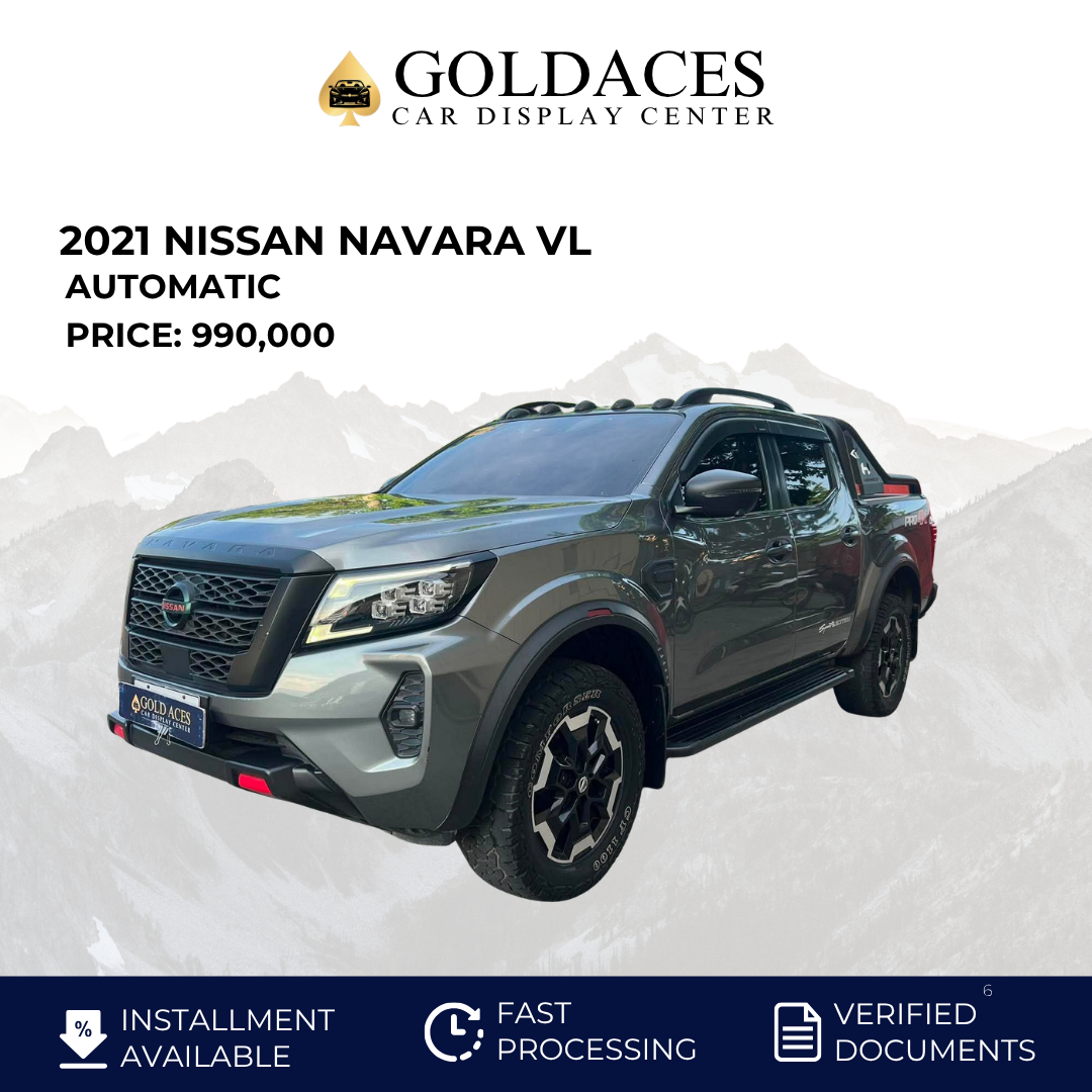 2021 NISSAN NAVARA VL 2.5L 4X2 AUTOMATIC TRANSMISSION Gold Aces Car Display Center