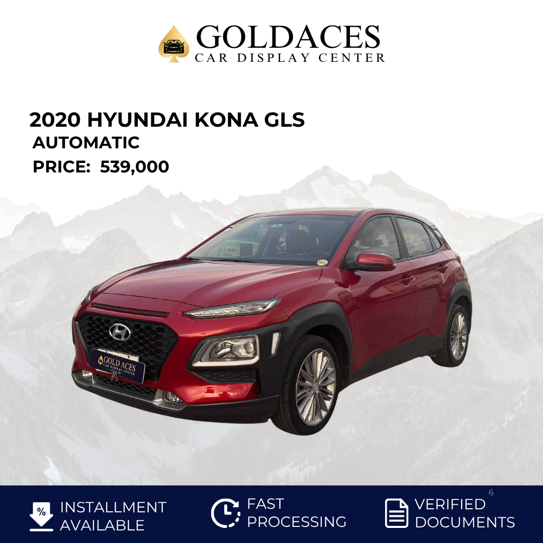 2020 HYUNDAI KONA GLS 2.0L GAS AUTOMATIC TRANSMISSION Gold Aces Car Display Center