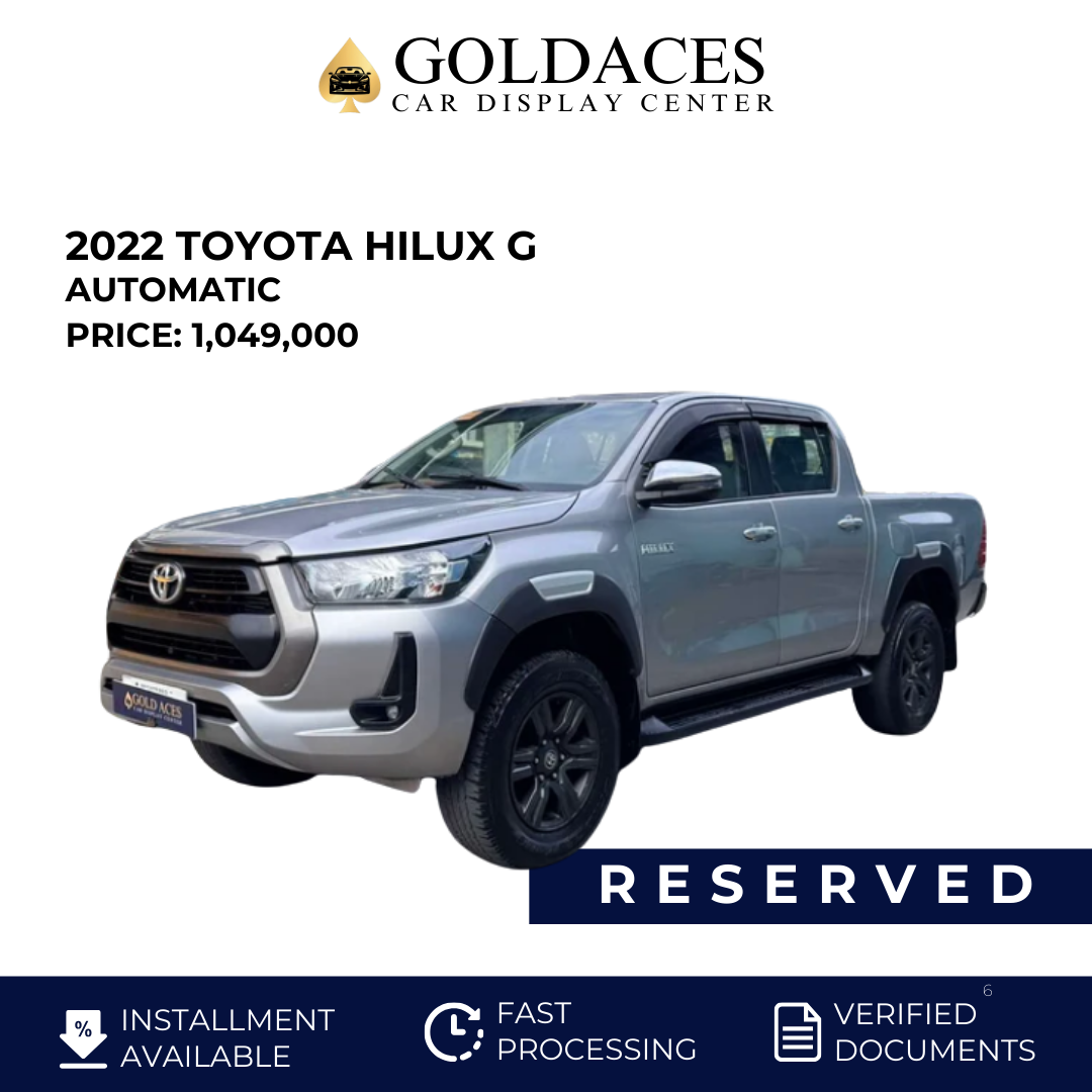 2022 TOYOTA HILUX G 2.4L AUTOMATIC TRANSMISSION TOYOTA
