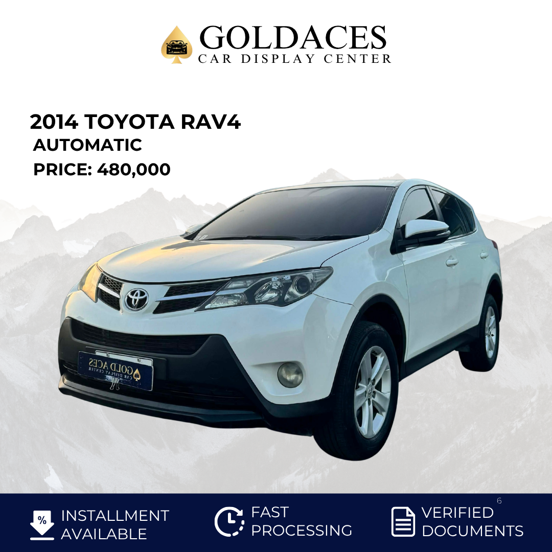 2014 TOYOTA RAV4 2.5L AUTOMATIC TRANSMISSION Gold Aces Car Display Center