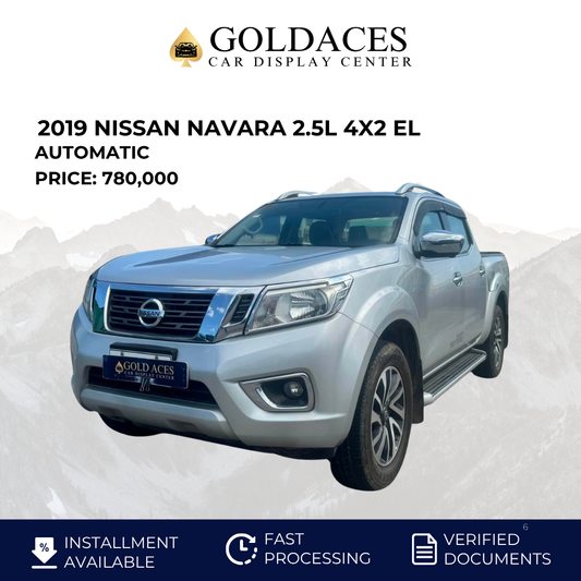 2019 NISSAN NAVARA 2.5L 4X2 EL AUTOMATIC TRANSMISSION Gold Aces Car Display Center
