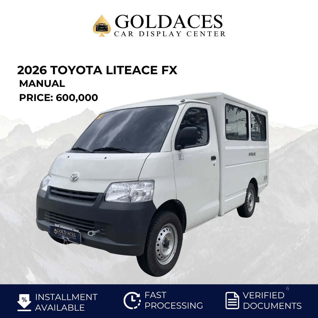 2026 TOYOTA LITEACE FX 1.5L MANUAL TRANSMISSION Gold Aces Car Display Center