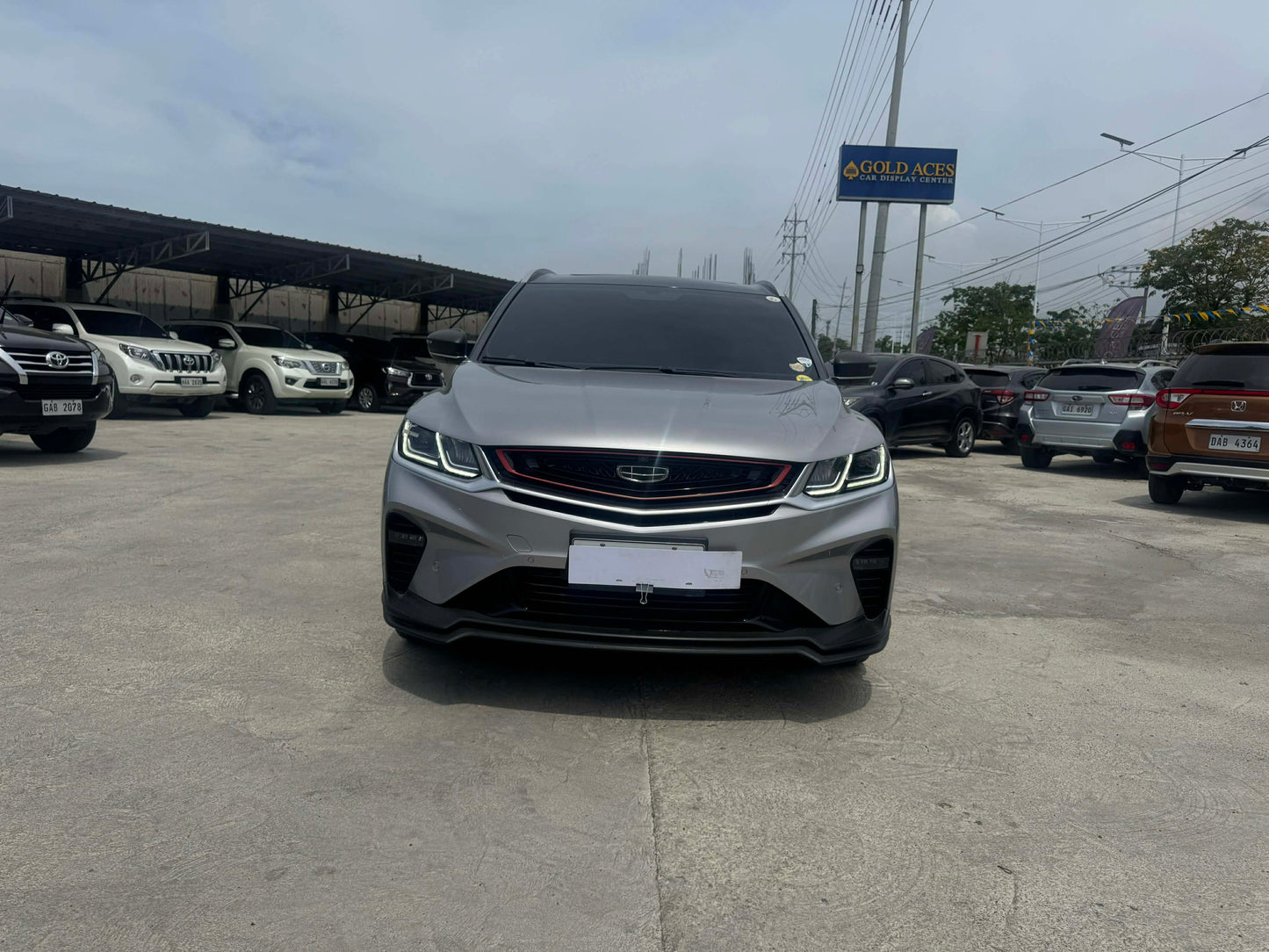 2021 GEELY COOLRAY SPORTS 1.5L AUTOMATIC TRANSMISSION Gold Aces Car Display Center