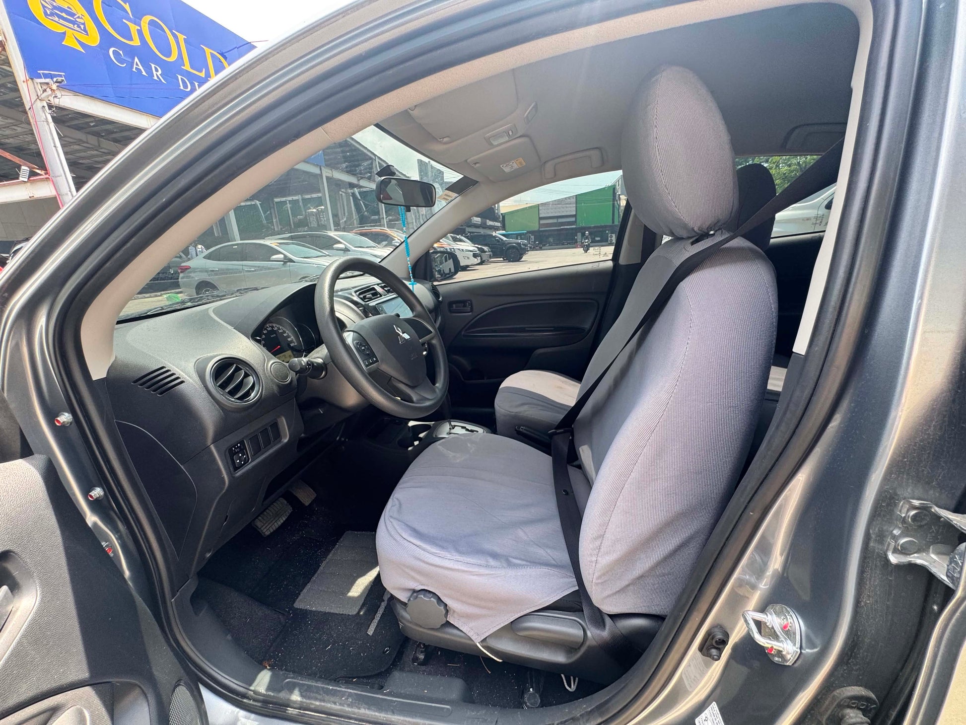 2025 MITSUBISHI MIRAGE G4 GLX 1.2L CVT AUTOMATIC TRANSMISSION (7T KMS Only!) Gold Aces Car Display Center