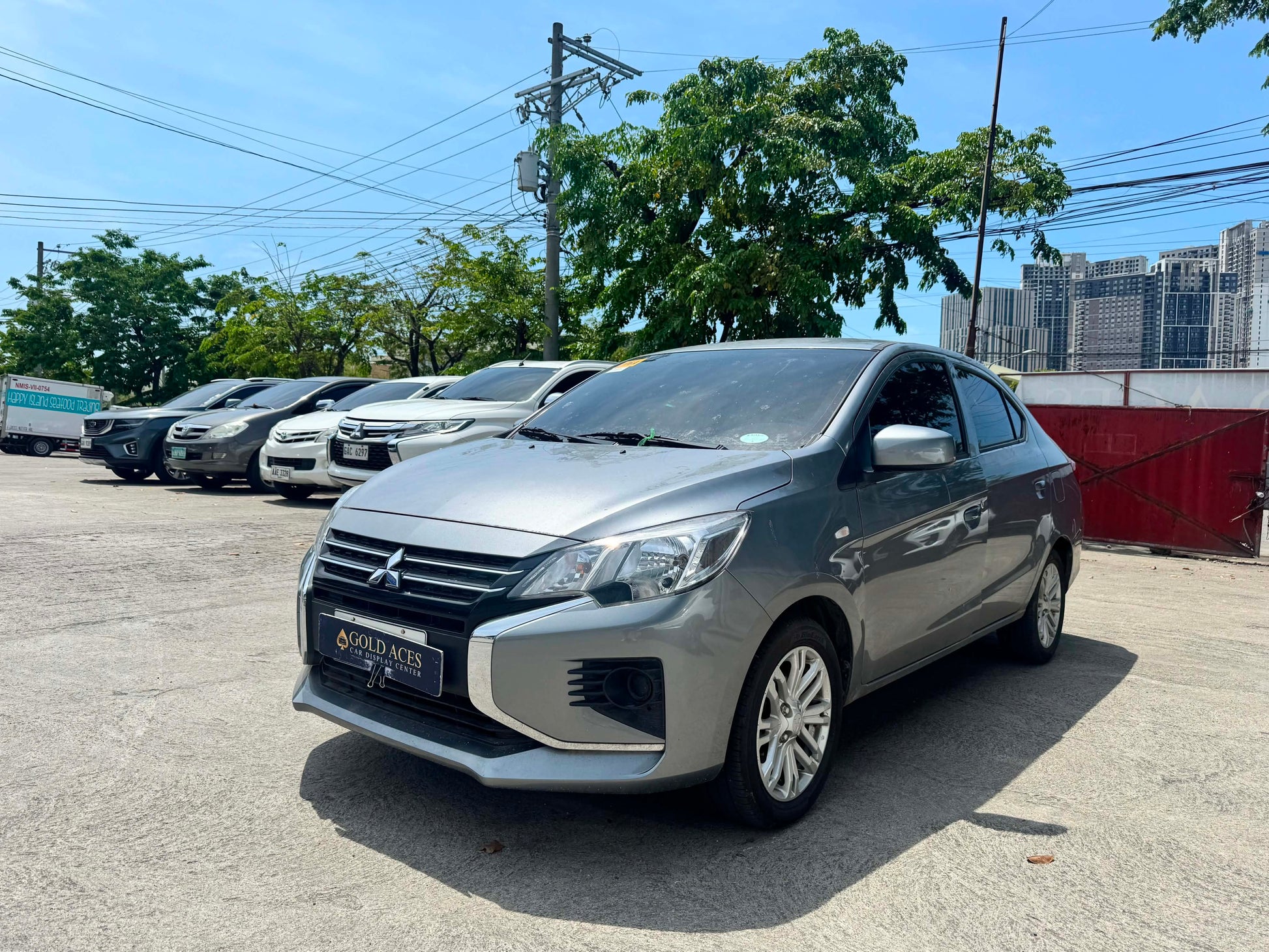 2025 MITSUBISHI MIRAGE G4 GLX 1.2L CVT AUTOMATIC TRANSMISSION (7T KMS Only!) Gold Aces Car Display Center