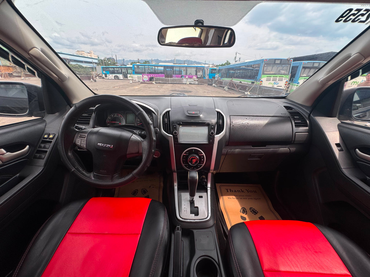 2015 ISUZU MUX LSA 2.4L AUTOMATIC TRANSMISSION Gold Aces Car Display Center