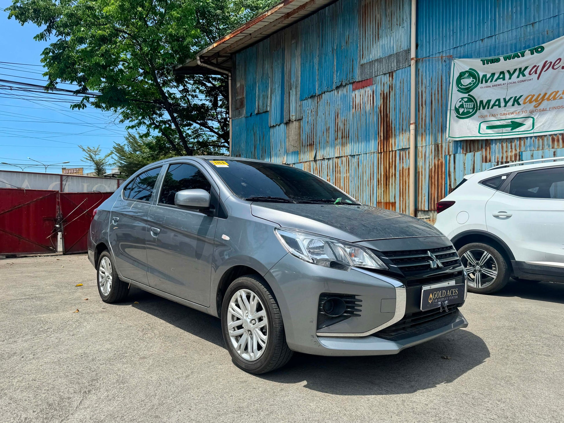 2025 MITSUBISHI MIRAGE G4 GLX 1.2L CVT AUTOMATIC TRANSMISSION (7T KMS Only!) Gold Aces Car Display Center