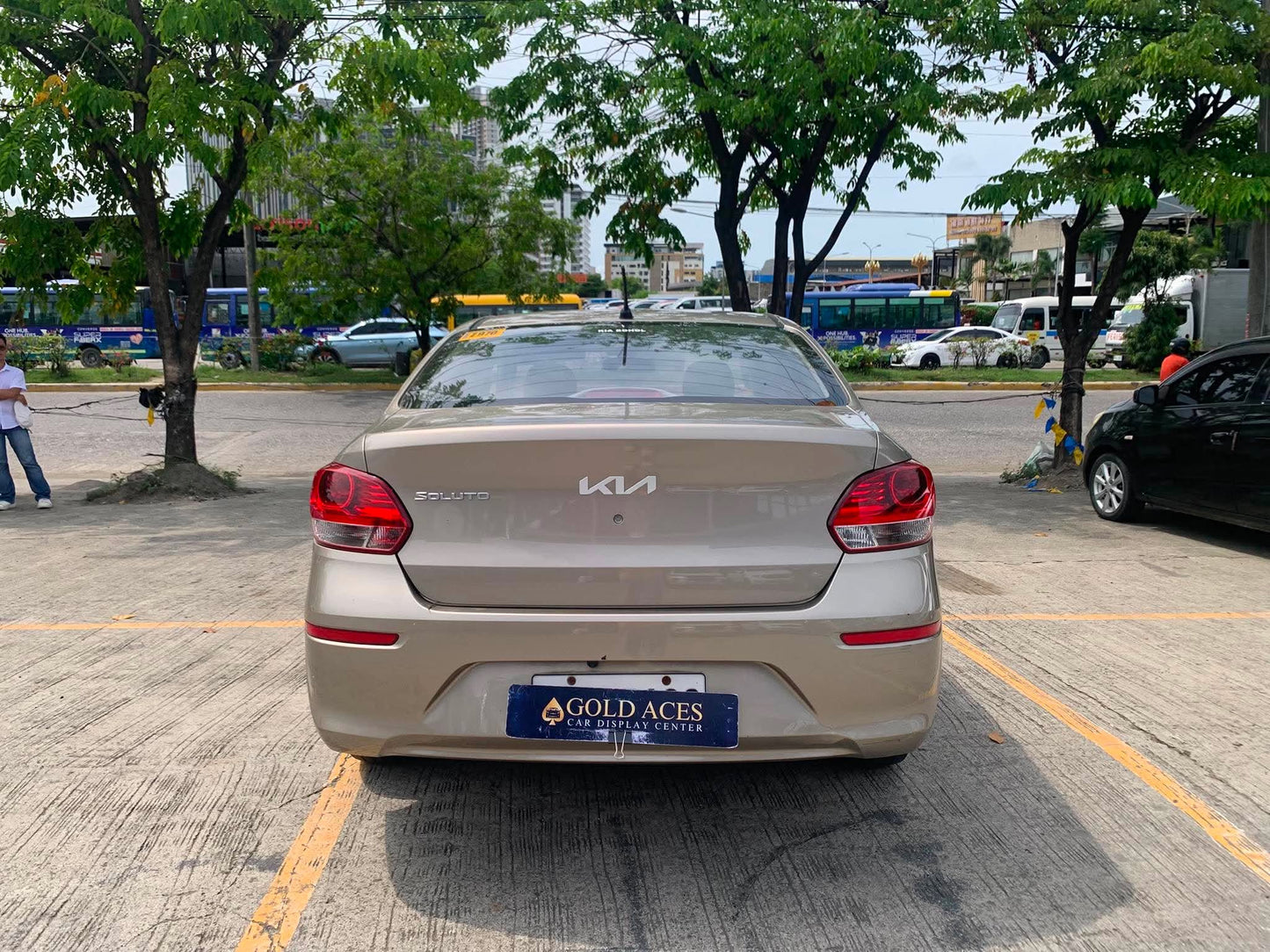 2024 KIA SOLUTO 1.4L LX AUTOMATIC TRANSMISSION Gold Aces Car Display Center