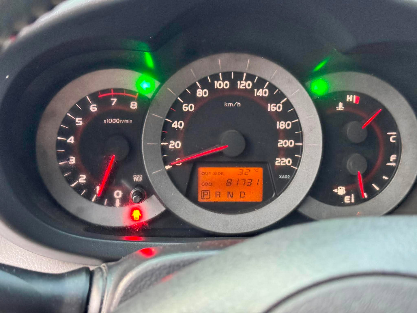 2007 TOYOTA RAV4 4X4 2.0L AUTOMATIC TRANSMISSION Gold Aces Car Display Center