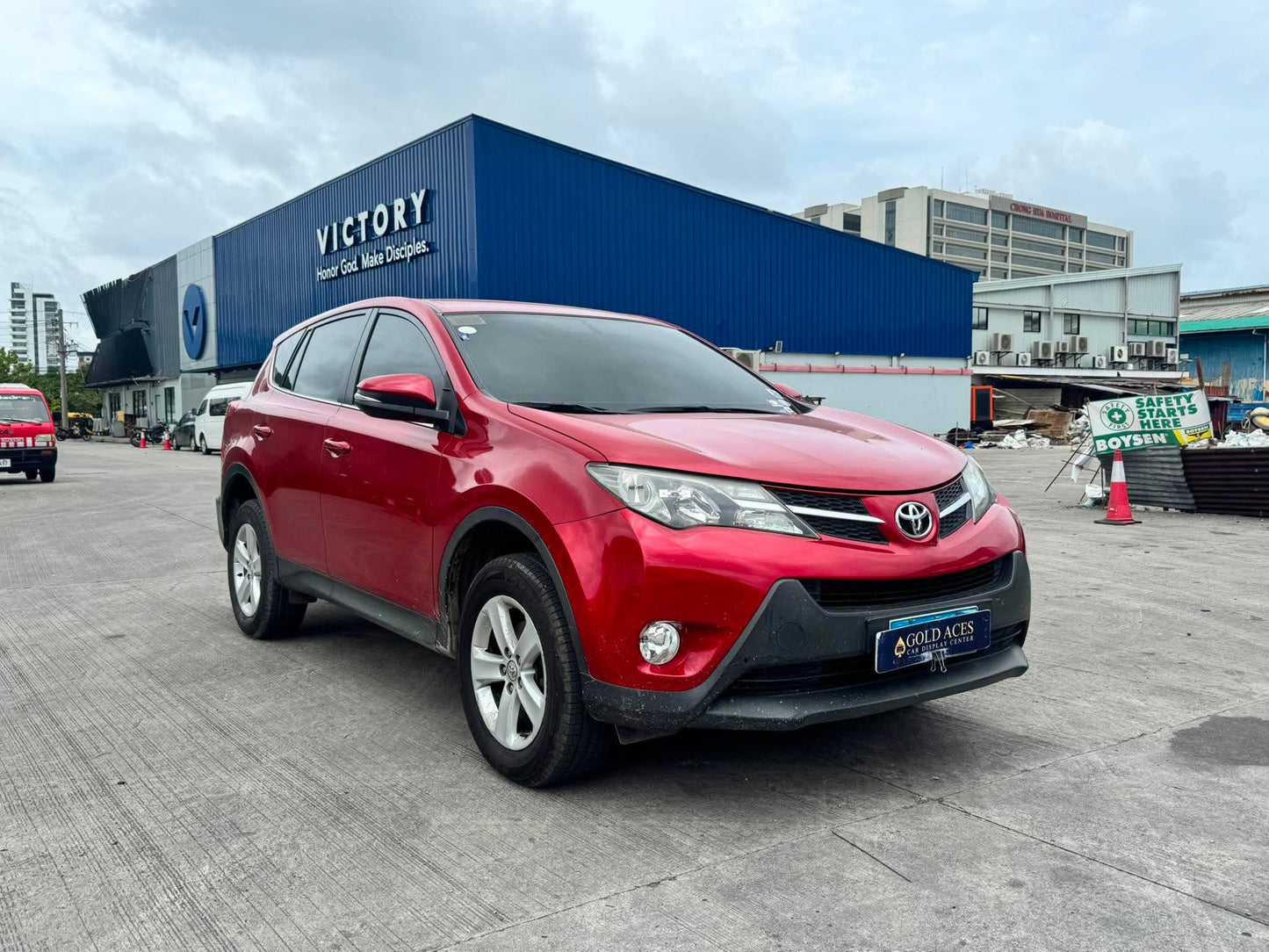 2013 TOYOTA RAV4 2.5L AUTOMATIC TRANSMISSION Gold Aces Car Display Center