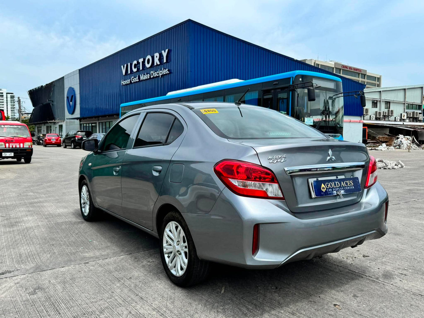 2024 MITSUBISHI MIRAGE G4 GLX 1.2L CVT AUTOMATIC TRANSMISSION Gold Aces Car Display Center