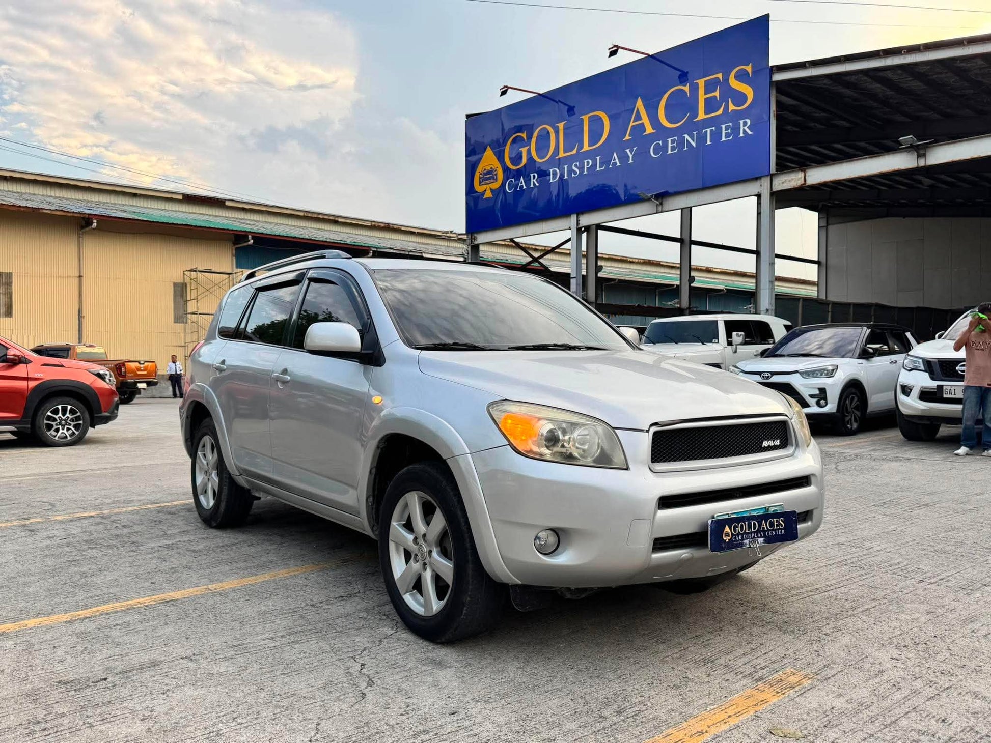 2007 TOYOTA RAV4 4X4 2.0L AUTOMATIC TRANSMISSION Gold Aces Car Display Center