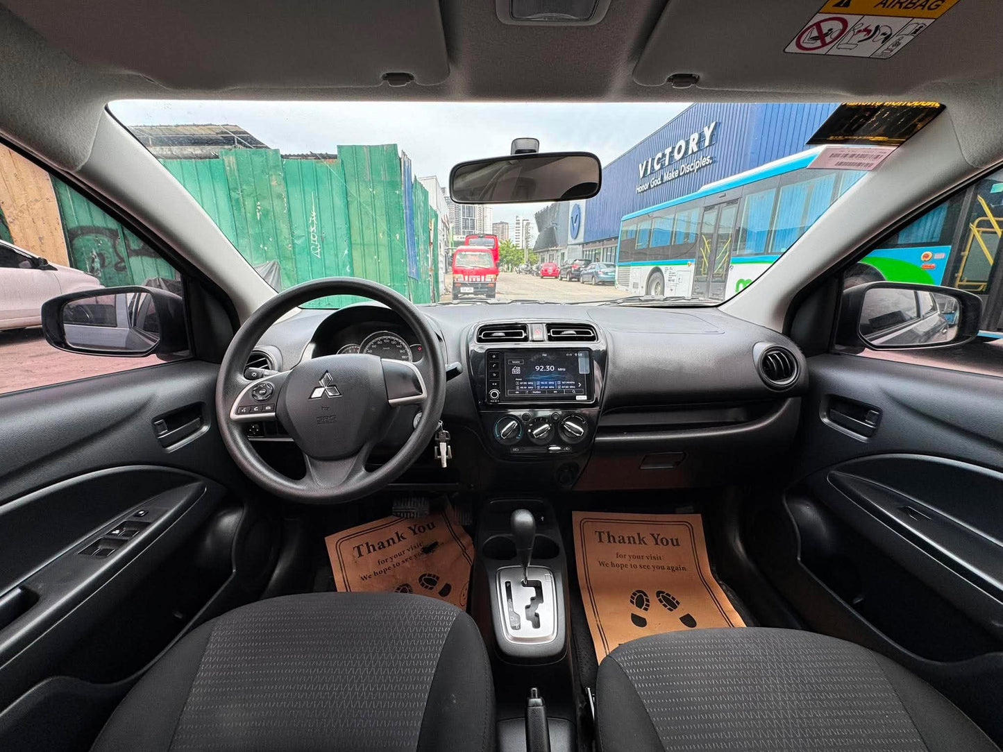 2024 MITSUBISHI MIRAGE G4 GLX 1.2L CVT AUTOMATIC TRANSMISSION Gold Aces Car Display Center