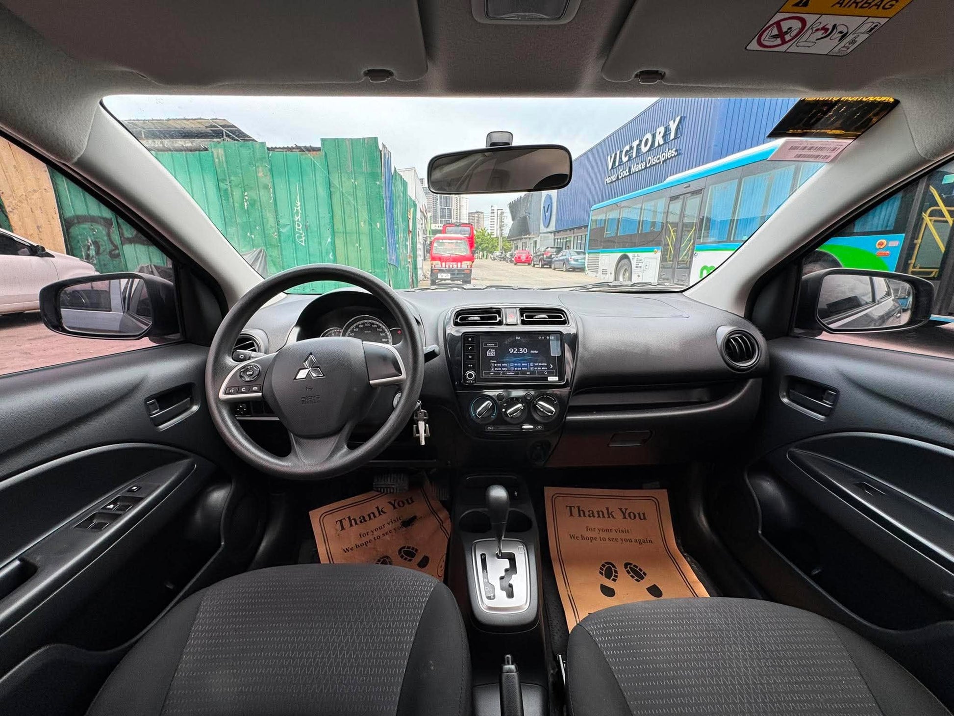 2024 MITSUBISHI MIRAGE G4 GLX 1.2L CVT AUTOMATIC TRANSMISSION Gold Aces Car Display Center