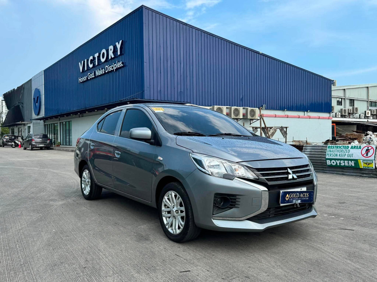 2024 MITSUBISHI MIRAGE G4 GLX 1.2L CVT AUTOMATIC TRANSMISSION Gold Aces Car Display Center