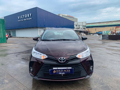 2022 TOYOTA VIOS 1.3L XLE AUTOMATIC TRANSMISSION Gold Aces Car Display Center