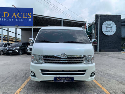 2013 TOYOTA HIACE SUPER GRANDIA 2.8L DSL AUTOMATIC TRANSMISSION Gold Aces Car Display Center