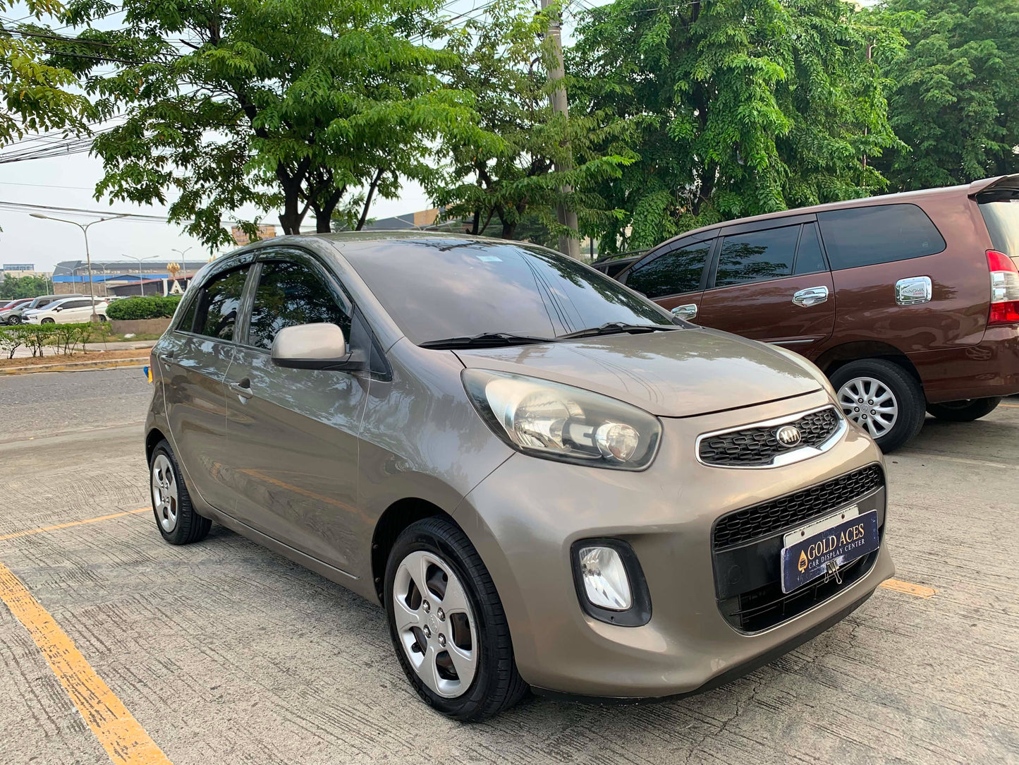 2016 KIA PICANTO 1.2L EX MANUAL TRANSMISSION Gold Aces Car Display Center
