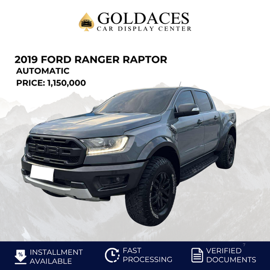 2019 FORD RANGER RAPTOR 2.0L 4X4 DSL AUTOMATIC TRANSMISSION FORD