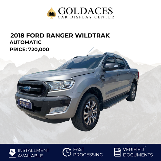 2018 FORD RANGER WILDTRAK 2.2L 4X2 DSL AUTOMATIC TRANSMISSION Gold Aces Car Display Center