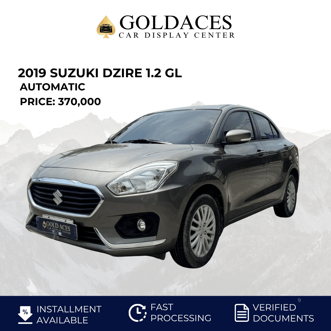 2019 SUZUKI DZIRE 1.2 GL AUTOMATIC TRANSMISSION Gold Aces Car Display Center