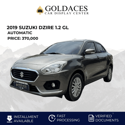 2019 SUZUKI DZIRE 1.2 GL AUTOMATIC TRANSMISSION Gold Aces Car Display Center