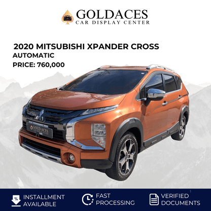 2020 MITSUBISHI XPANDER CROSS 1.5L AUTOMATIC TRANSMISSION Gold Aces Car Display Center
