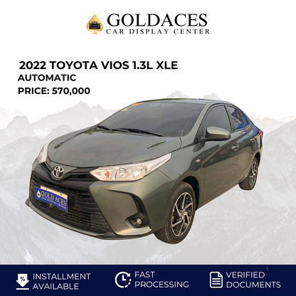 2022 TOYOTA VIOS 1.3L XLE AUTOMATIC TRANSMISSION TOYOTA
